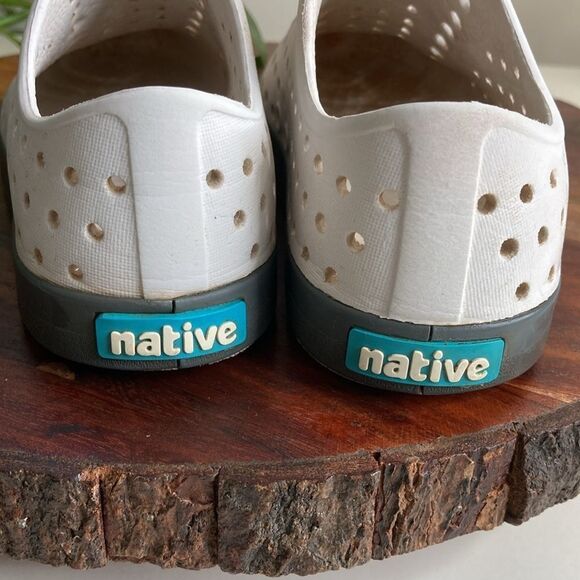 NATIVE C11 Jefferson Unisex Vegan Cloud Gry/Dublin Gry Waterproof Slip Resistant - Picture 6 of 14